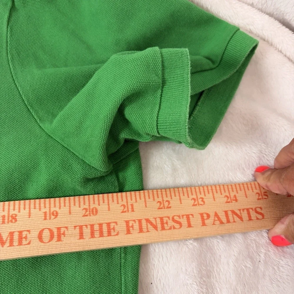 Polo Ralph Lauren‎ Men's Classic Fit Polo Shirt Green Orange Pony Cotton Iconic